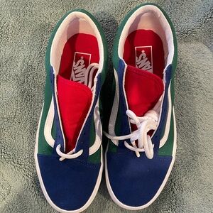 Vans Red Insole Green Exterior Sneakers
